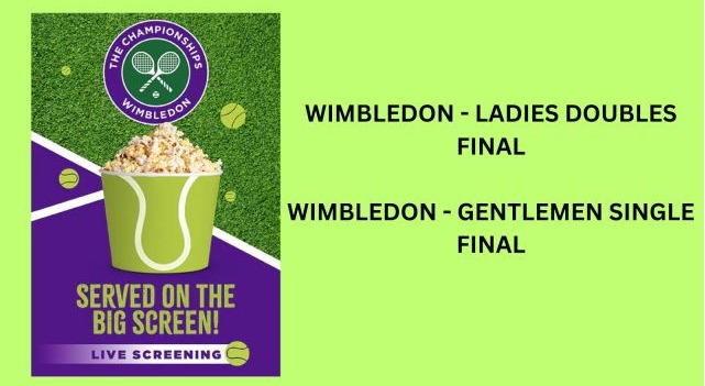 Indian fans watching Wimbledon 2025 Finals live at a PVR Inox theater